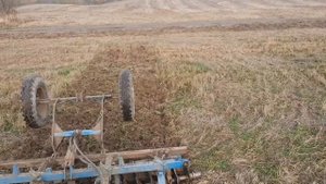 мтз 1025 с двс перкинс продолжаем дисковать