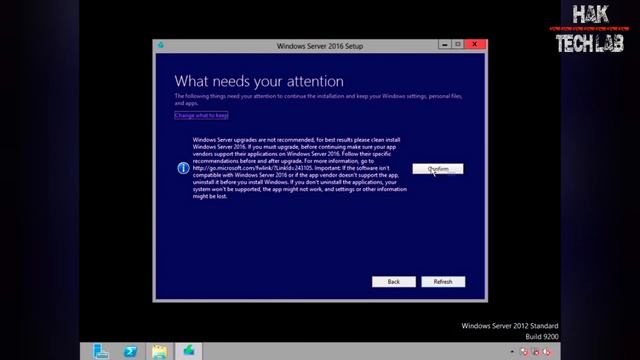 Windows 2012 Server to Windows 2016 Server in-place Upgrade смотреть онлайн