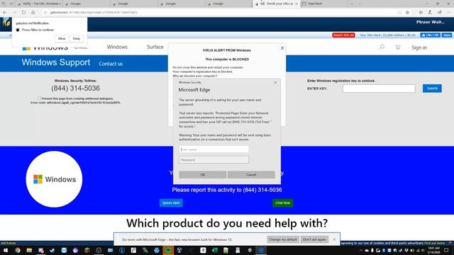 0001 Microsoft Scam Popup смотреть онлайн