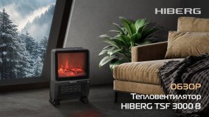 Обзор тепловентилятора с 3D камином HIBERG TSF 3000 B