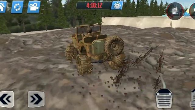 Driver army jeep in real offroad track and transport army cargo and soldiers смотреть онлайн