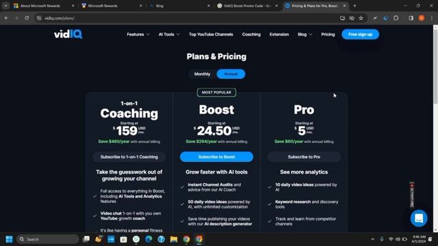 VidIQ Boost Promo Code 2024 ($48 DISCOUNT) | Get VidIQ Boost for $1