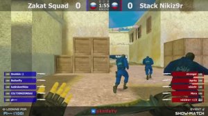 Шоу-Матч по CS 1.6  [Stack Nikiz9r -vs- Zakat Squad] @kn1feTV