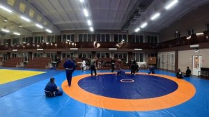 Борьба на тренировке 18 октября