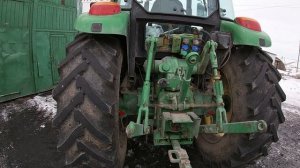 Трактор Джон Дир погрузчик .  Редкий зверь.