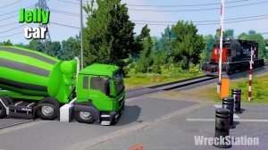 Jelly Car vs Metal Car #7 - Beamng drive