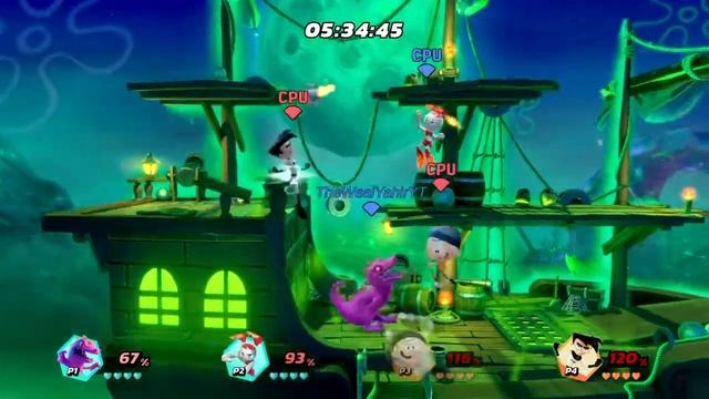 Request:Reptar/Jenny Vs Lincoln Loud/Danny Phantom|Nickelodeon All-Star Brawl смотреть онлайн