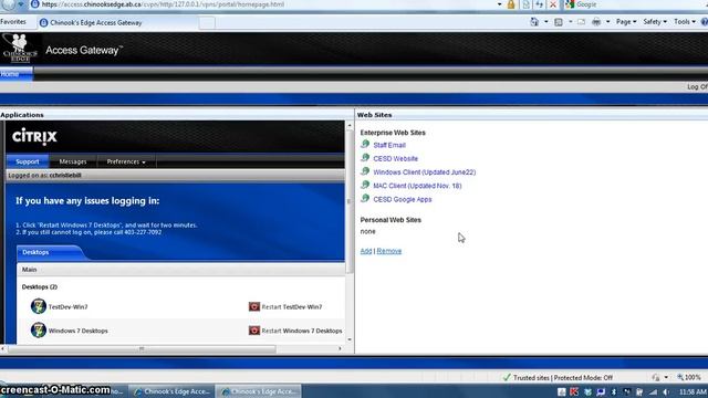 CESD Virtual Desktop Introduction: Segment 1 смотреть онлайн
