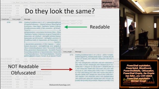 ShowMeCon 2018 Track 3 04 PowerShell exploitation PowerSploit Bloodhound PowerShellMafia Obfuscatio смотреть онлайн