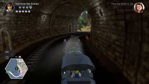Driving Trains in “LEGO City Undercover”, Cydonia (Red Train), Emerald Night (Green), Courser (Blue