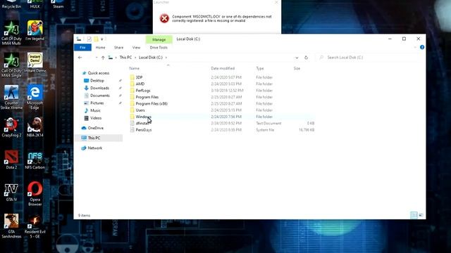 How to fixed "MSCOMCTL.OCX" error | Solved in a sec. | 2020