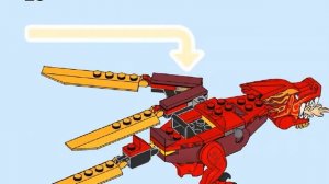 BUILDING INSTRUCTIONS FOR LEGO NINJAGO KAI'S FIRE DRAGON   71701