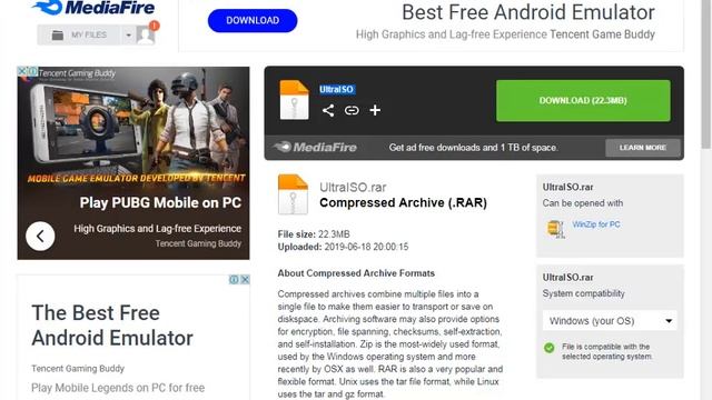 كيفية تحميل برنامج UltraISO من الميديا فير 32 بت و 64 بت смотреть онлайн