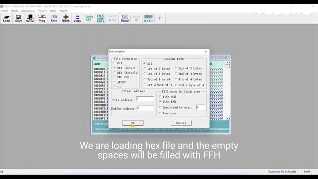 How to load the program into the microcontroller | Microcontroller | Genius 540 Programmer