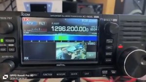 Icom ic-905 с режимом ATV (любительского телевидения).