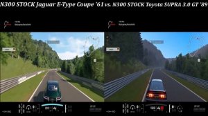 GTS unlikely rivals 6: Toyota SUPRA 3.0 GT '89 vs. Jaguar E-Type Coupe '61