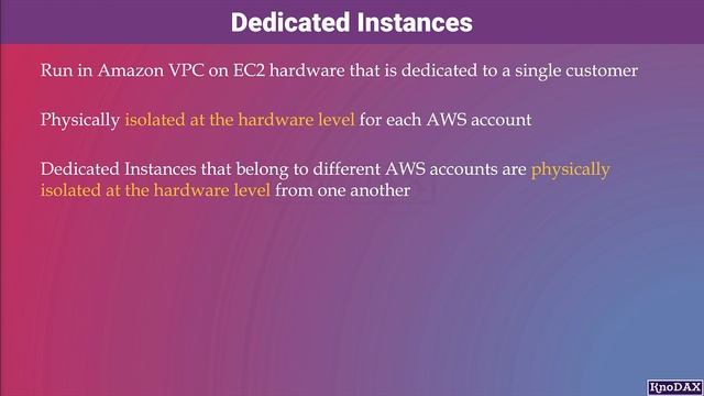 Dedicated Hosts vs. Dedicated Instances смотреть онлайн