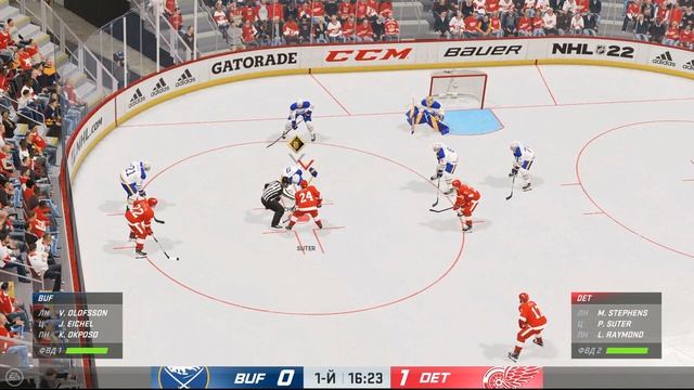 NHL 22 карьера за Детройт Ред Уингз №1