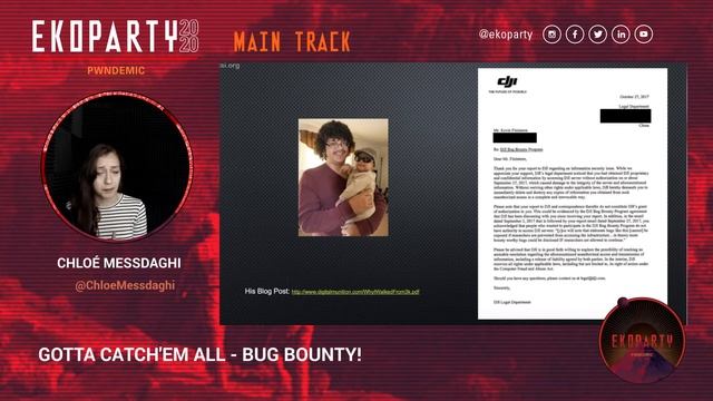 Chloé Messdaghi - Gotta Catch'em All - Bug Bounty! - Ekoparty 2020 смотреть онлайн
