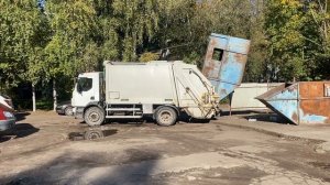 #мусоровоз #trashtruck #техника #мусор #контейнер #trash #truck