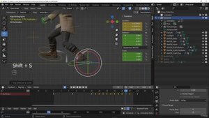 35. Creating the 45 degree forward right run cycle
