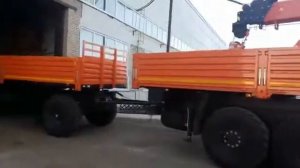 Бортовой КАМАЗ 43118-50 с КМУ PALFINGER INMAN ИТ 150 + ПРИЦЕП ВЕЗДЕХОД