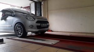 Daihatsu Ayla Modifikasi Velg @HSRWheelOfficial Hyura R16 Lebar 7 Rata Tampilan Sporty