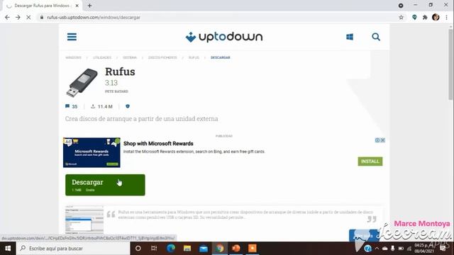 PRACTICA DESCARGA DE RUFUS 3.13 смотреть онлайн