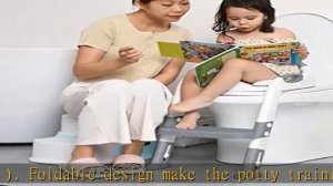 Potty Training Seat with Step Stool Ladder,SKYROKU Potty Training Toilet for Kids Boys Girls Toddle