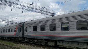 Елец. Поезд №251/252 Владикавказ - Санкт-Петербург, стоянка по станции Елец / Yelets Railway Statio