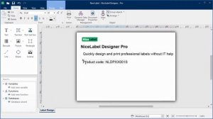 Nicelabel how to setup and design your first label