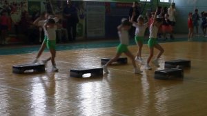 Команда "Energy kids". Степ аэробика (4-7 лет)