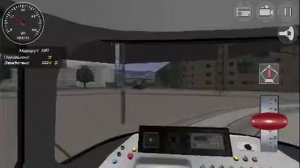 Неудачный поступок. Съезд с рельс. В симуляторе трамвая 3D 2018. Работаю водителем трамвая.