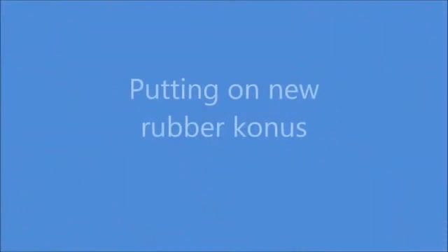 Changing rubber konus FJ 350 смотреть онлайн
