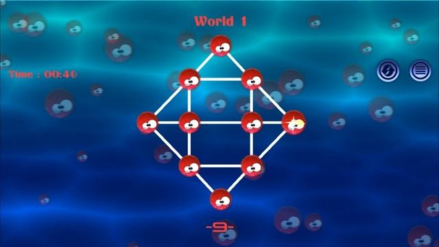 Connect sea urchin Dots Android Games смотреть онлайн