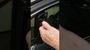 Mercedes benz s550 2018 rear door with curtain sweep removal