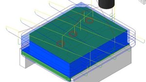 Пример фрезерной обработки в Inventor CAM