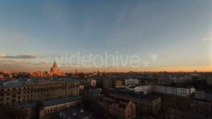 View Of Moscow From The Roof In The Center - Stock Footage | VideoHive 14712801