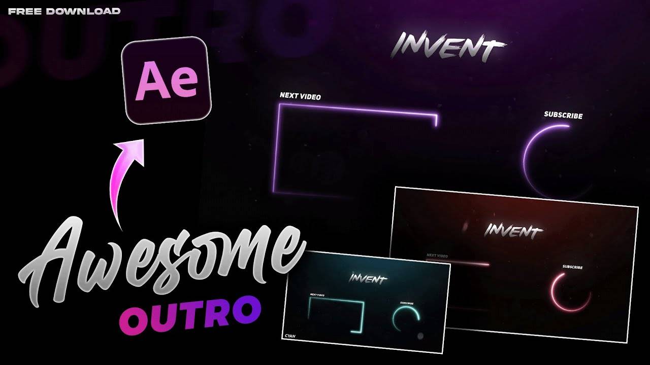 Как создать Outro Like Me & 777 в After Effects _ Полное руководство по созданию Outro