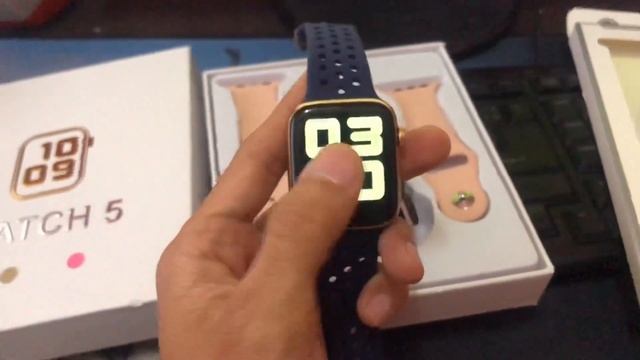 Full Review Smart Watch 5 Series T5 copy apple watch iwatch 44mm applewatch malaysia UNBOXING