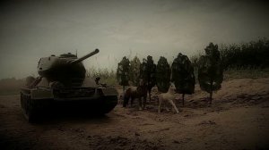 RC 1/16 Танк Т-34 - Передислокация. (фото кадров)