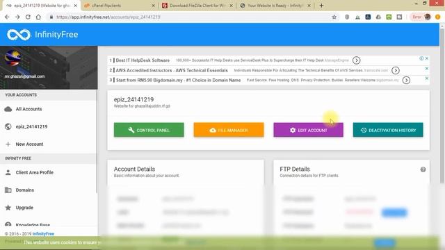 03 Tutorial Asas FTP menggunakan FileZilla смотреть онлайн