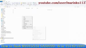 Updated March 9th, 2021 - How to cross flash IBM M1015 to IT-mode on TS140 with UEFI motherboard