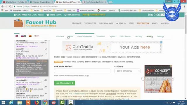 How to withdraw from FaucetHub in Telugu by Chandu4ever|| Dogecoin withdraw proof смотреть онлайн