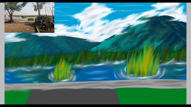 [SPEES ART] Membuat background pemandangan anime di Android dg mudah | Ibis paint x смотреть онлайн