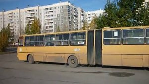 Последний день работы Икарусов-280 в Челябинске 16.10.2011г.