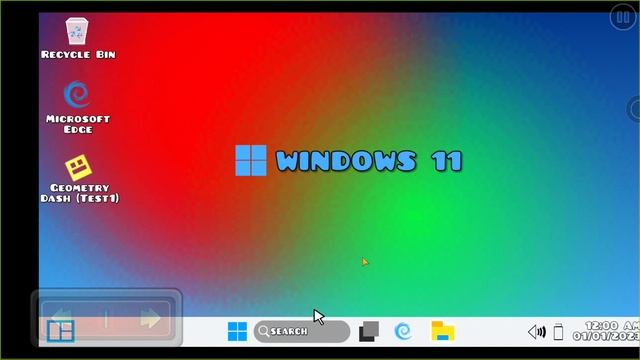 Windows 11 OS VM using Geometry Dash 2.2 смотреть онлайн