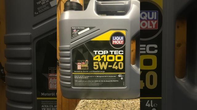 Масло моторное LIQUI MOLY TOP TEC 4100 5W40 - краткий обзор