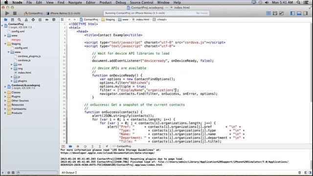 Free Phonegap Tutorial for iOS & Android Tutorial 22 - Get Organization Details of all Contacts смотреть онлайн