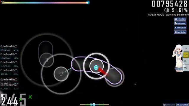 Osu! Altima - Burst the gravity (TV Size) [Insane] (B) смотреть онлайн